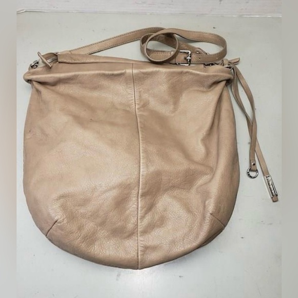 Gianni Chiarini Tan Leather Large Slouchy Bag Shoulder Crossbody Satchel - Picture 3 of 11